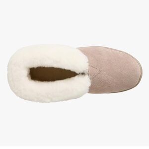 Women's Bearpaw Suede Shearling Slippers, NWT